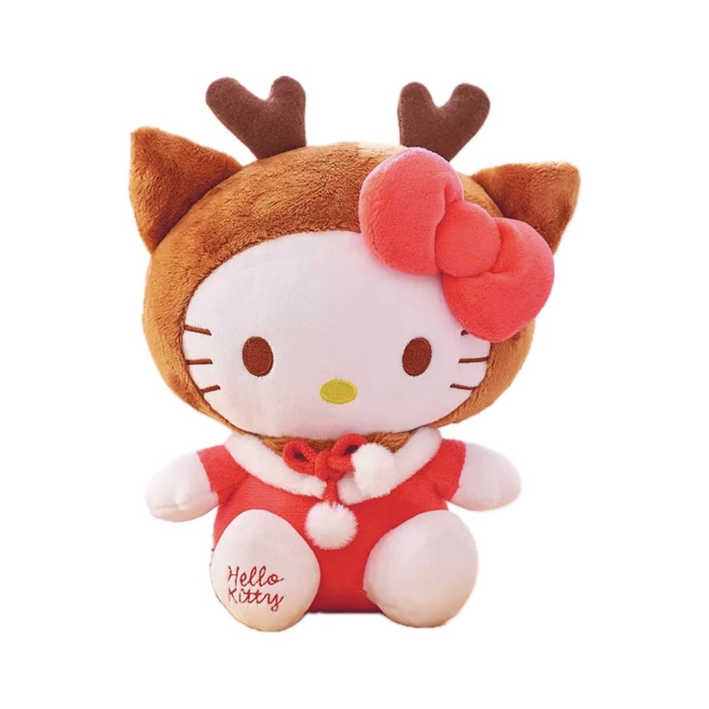Hello kitty Christmas reindeer stuffed animal